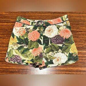 Anthropologie Elevenses floral print shorts size 4 EUC
